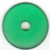 1 56x7mm Matte Green Resin Donut 